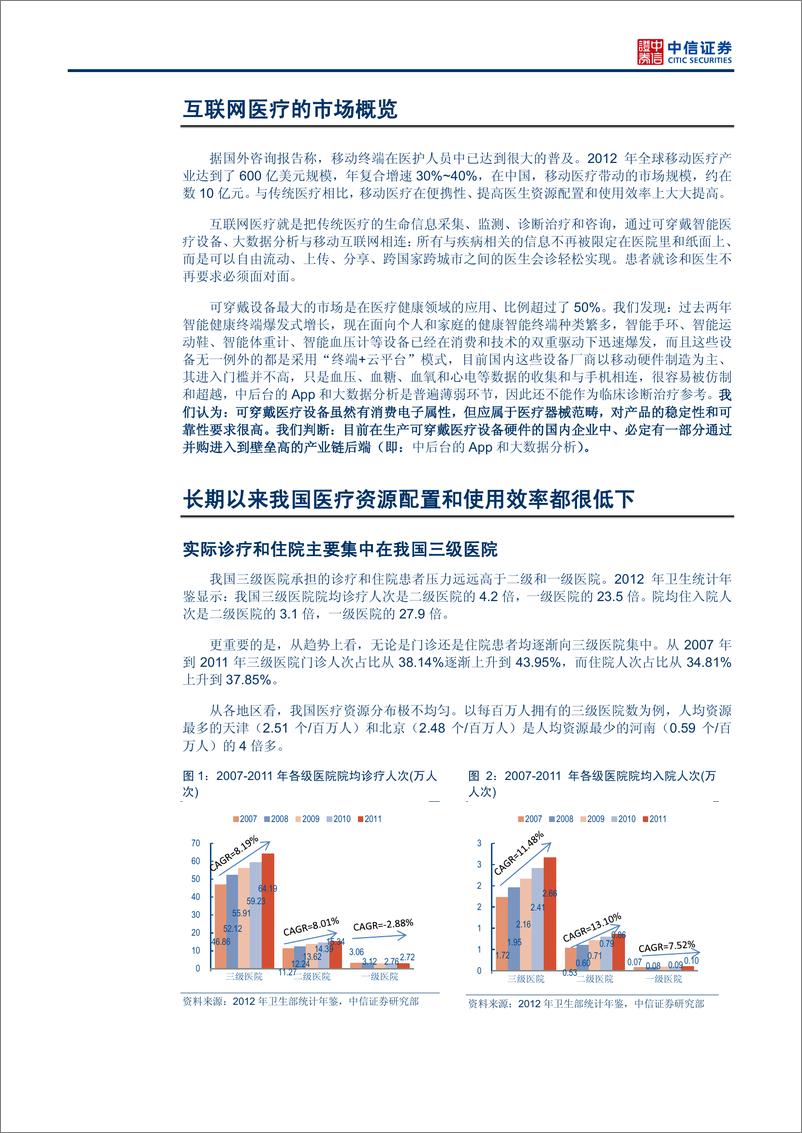 《（医药）中信证券-O2O之互联网医疗：以患者为核心 颠覆式地优化医疗资源配置和使用》 - 第5页预览图