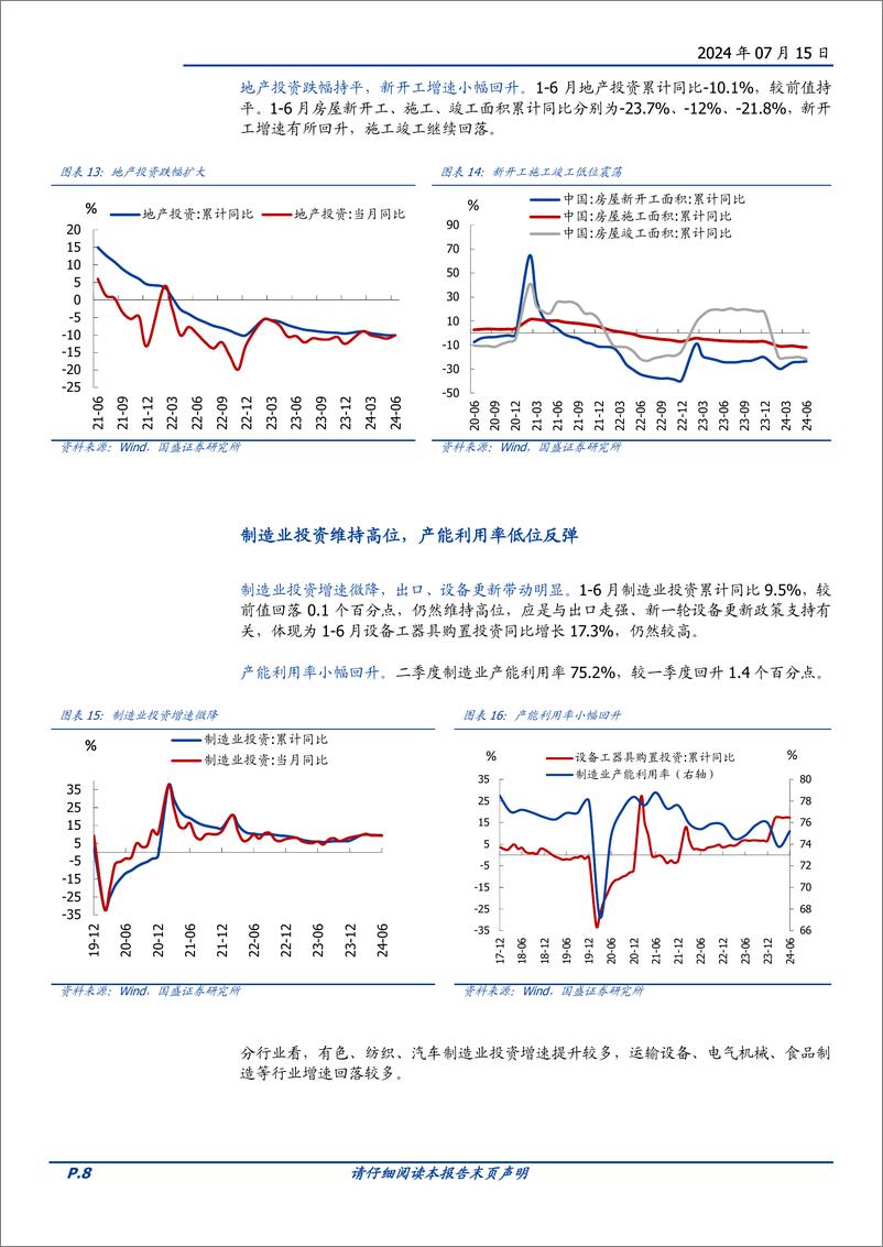 《宏观点评：二季度GDP低于预期，怎么看、怎么办？-240715-国盛证券-13页》 - 第8页预览图