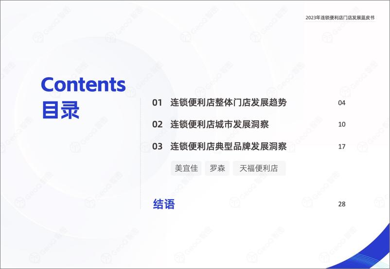 《GeoQ智图：2023年连锁便利店门店发展蓝皮书》 - 第3页预览图