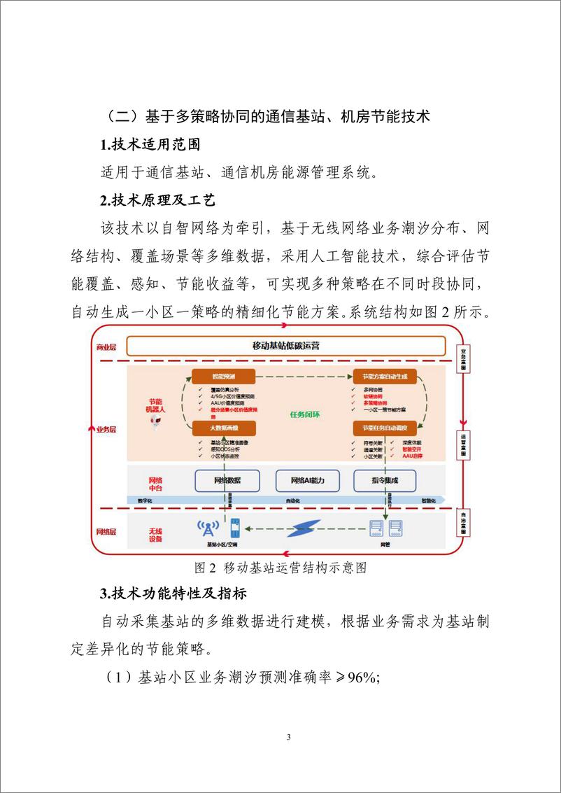 《国家信息化领域节能降碳技术应用指南与案例（2024年版）之六：通信基站、机房节能降碳技术（通信基站主设备节能降碳技术）》 - 第3页预览图