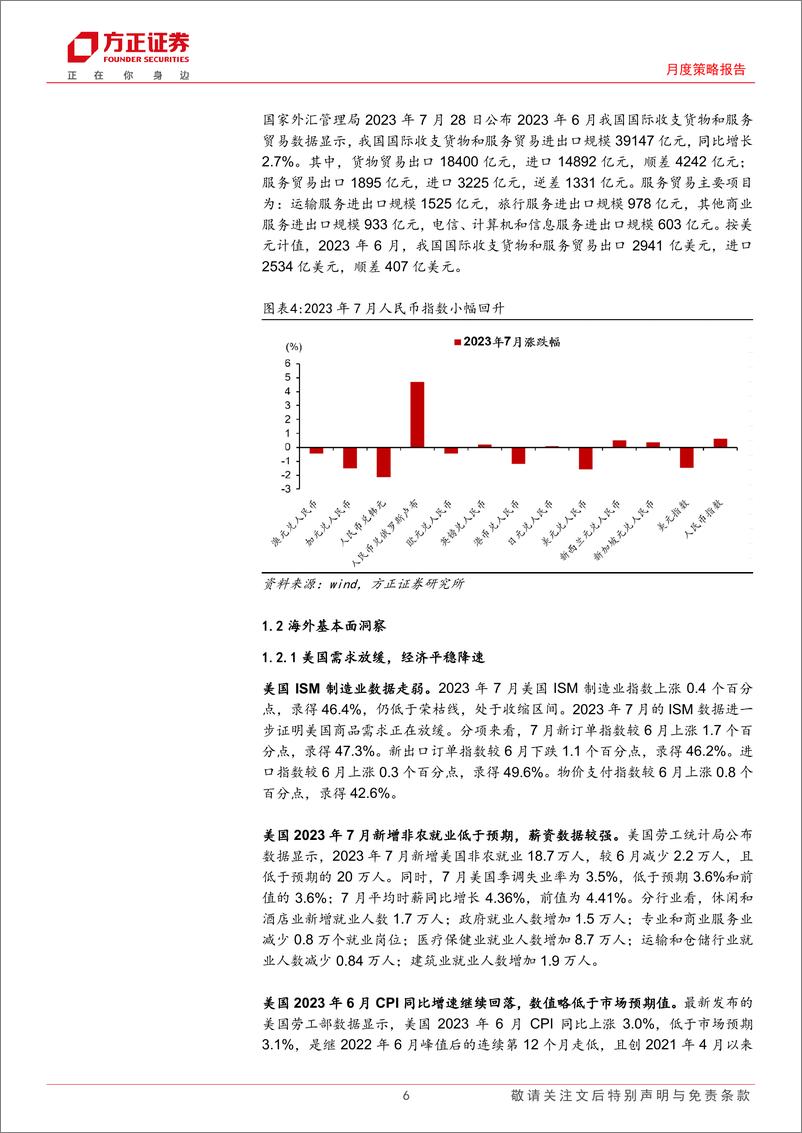 《2023年8月大类资产配置报告：全球景气收缩，A股“反转契机”-20230808-方正证券-22页》 - 第7页预览图