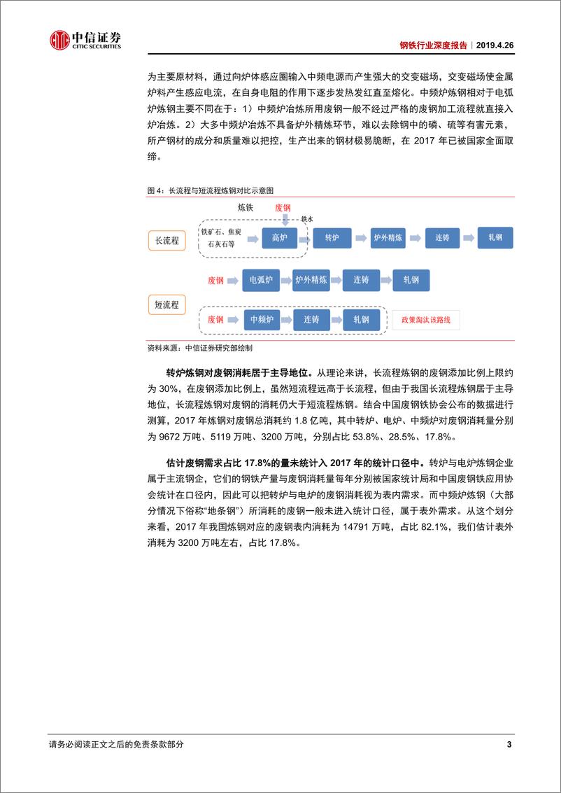 《钢铁行业深度报告：废钢供需持续增长，加工设备商有望受益-20190426-中信证券-39页》 - 第8页预览图