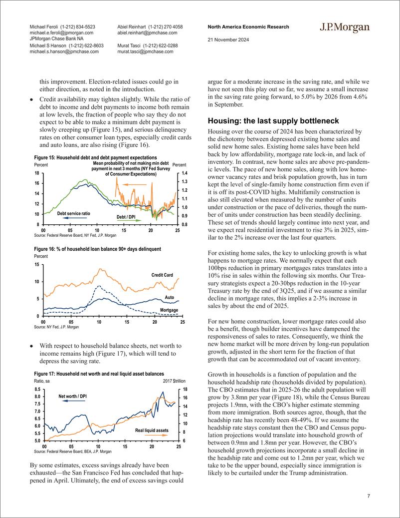 《JPMorgan Econ  FI-2025 US Economic Outlook Yes, there are two paths-111736911》 - 第7页预览图