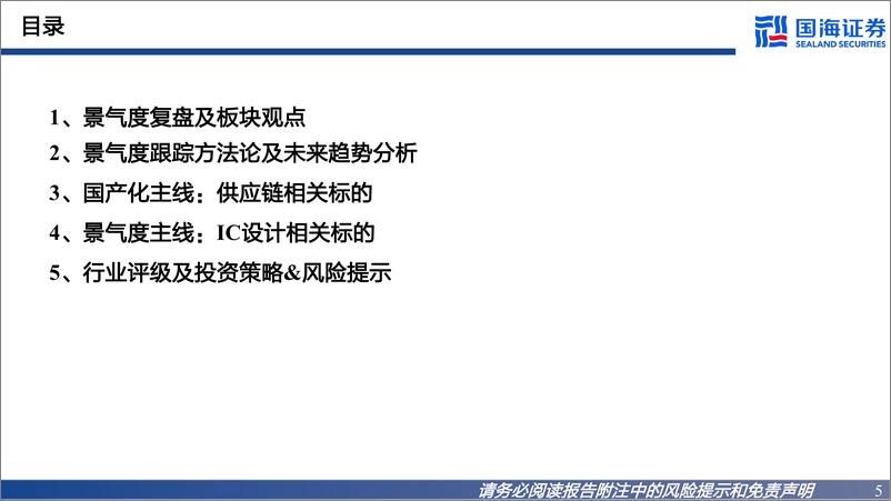 《电子行业2023年半导体板块投资策略：估值见底+周期复苏，“国产化主线”拐点将至，“景气度主线”配置价值凸显-20221213-国海证券-28页》 - 第6页预览图