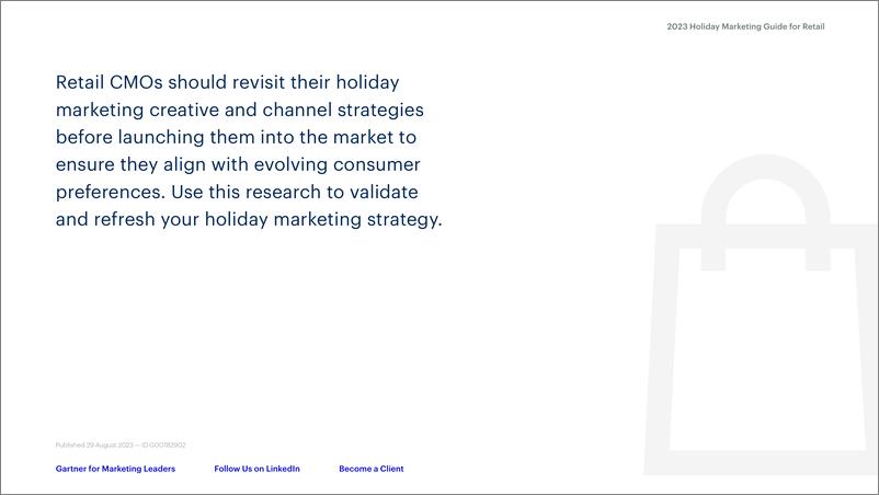 《Gartner-2023零售业假日营销指南（英）-2023-14页》 - 第3页预览图