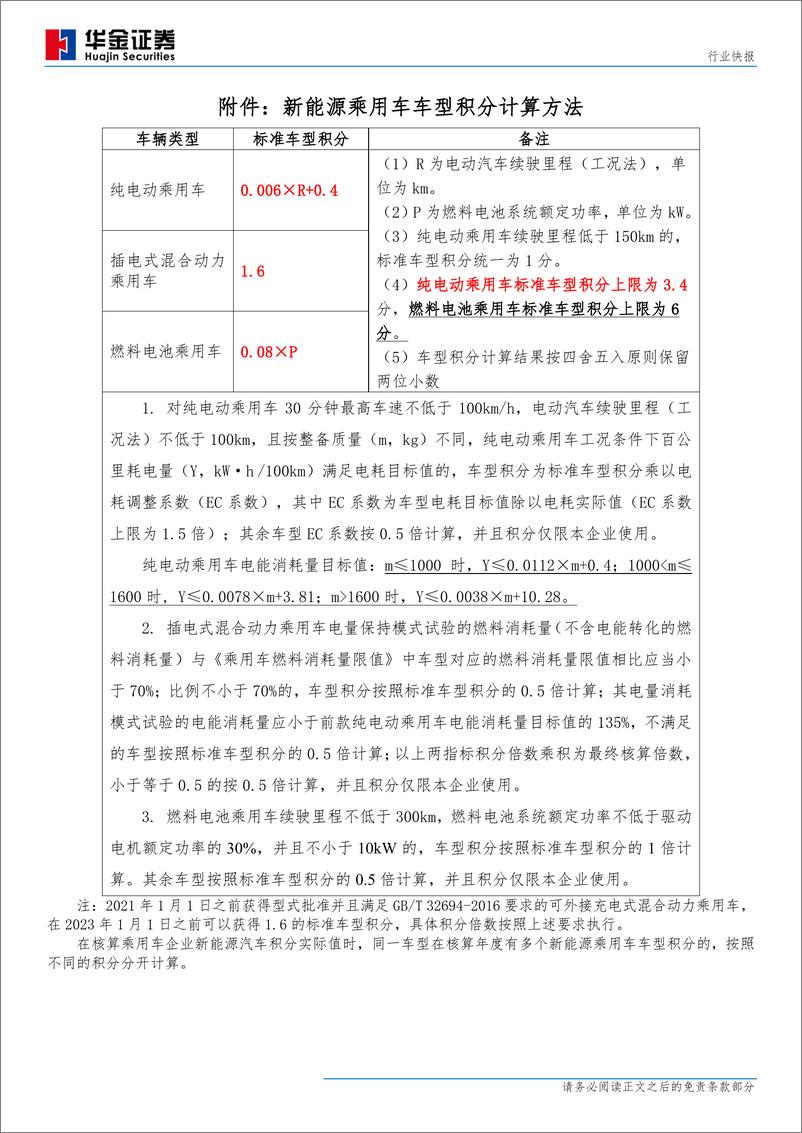 《新能源设备行业快报：2021年~2023年新能源车积分比例持续提升，弱化续航里程强化能耗指标-20190709-华金证券-37页》 - 第7页预览图