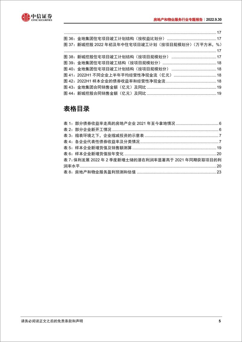 《房地产和物业服务行业专题报告：开竣工调整的结构和路径-20220930-中信证券-27页》 - 第6页预览图