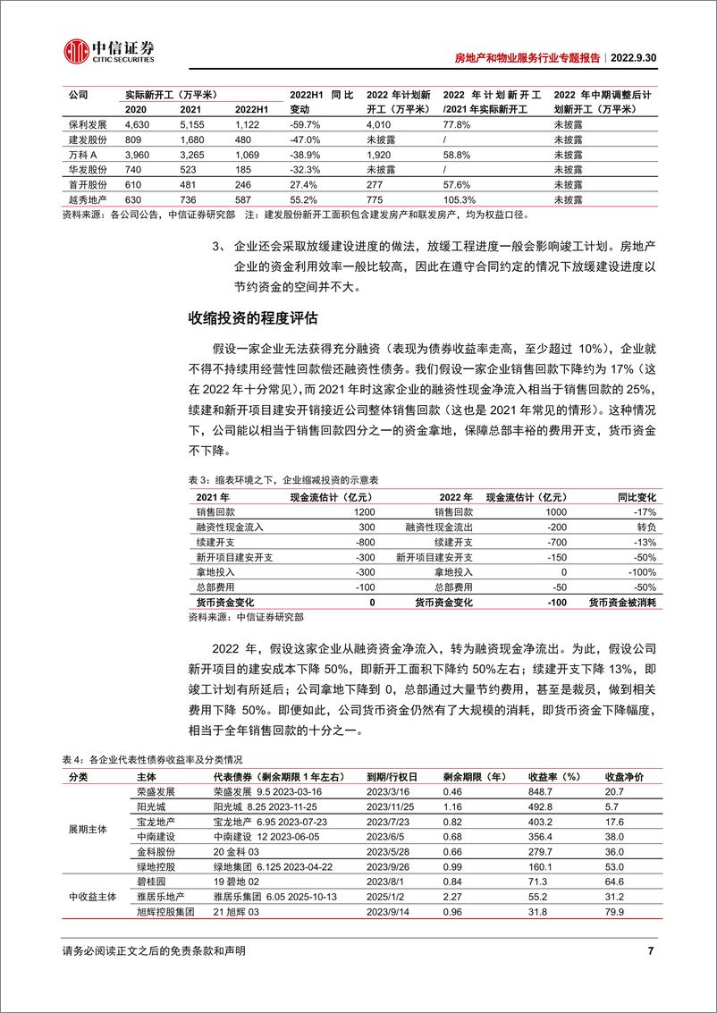 《房地产和物业服务行业专题报告：开竣工调整的结构和路径-20220930-中信证券-27页》 - 第8页预览图