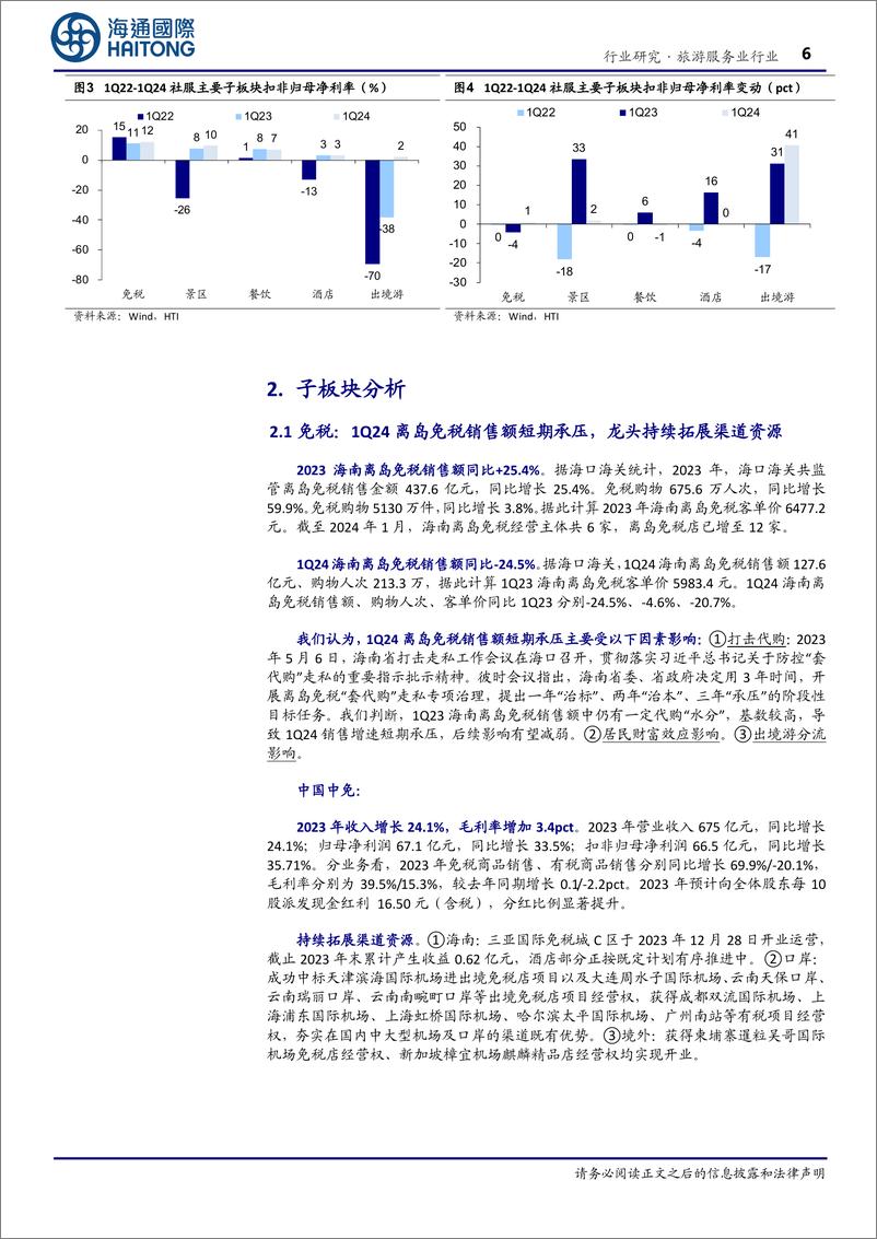 《社会服务行业2023%261Q24业绩总结：增长趋势分化，把握结构性机遇-240527-海通国际-20页》 - 第6页预览图