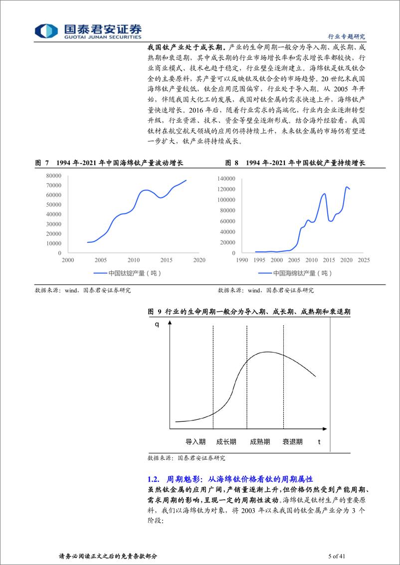 《钢铁行业钛合金专题报告：航空引领钛产业发展，民用钛空间广阔-20221229-国泰君安-41页》 - 第6页预览图