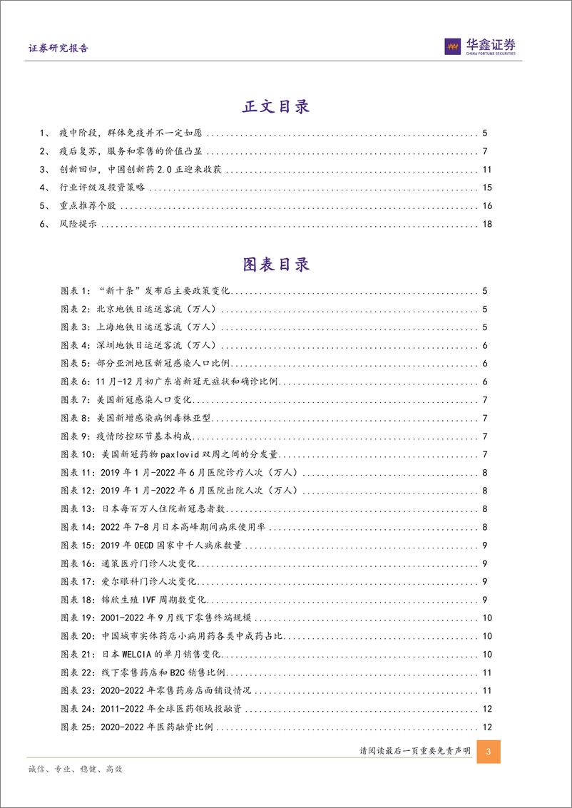 《医药生物行业策略报告：疫后复苏与创新回归-20221230-华鑫证券-20页》 - 第4页预览图