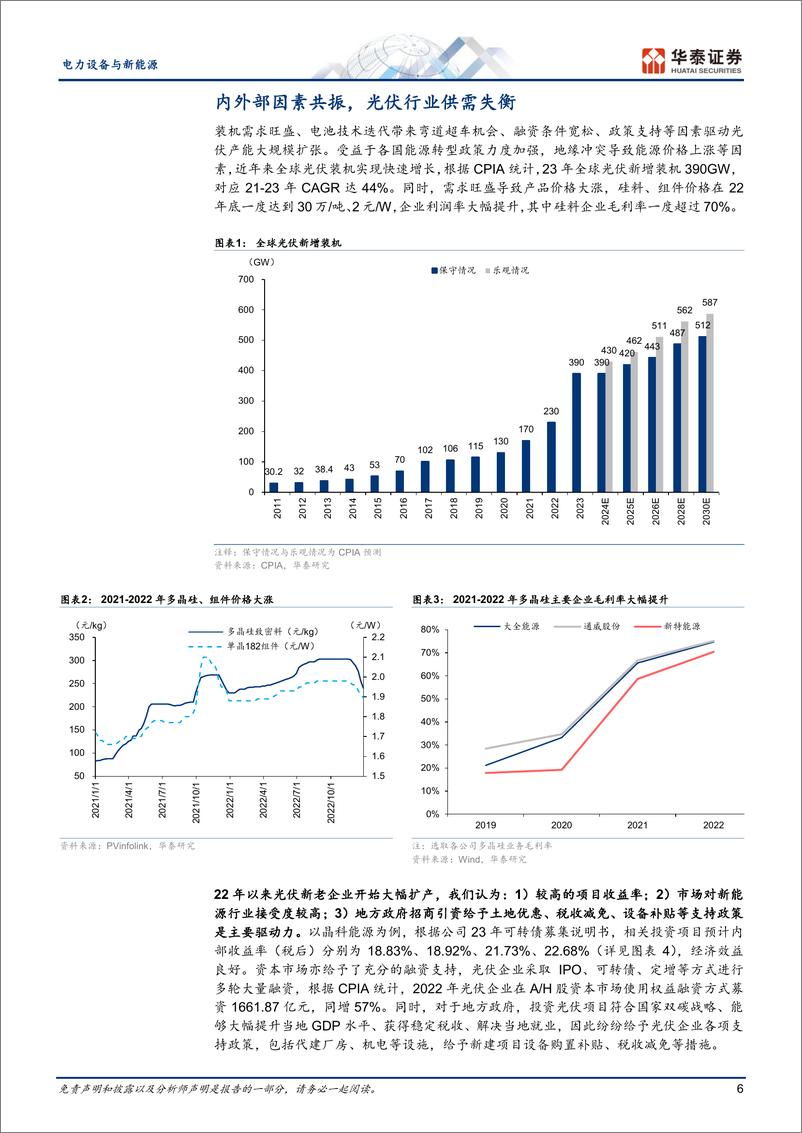 《电力设备与新能源深度研究_光伏全球巡礼中国篇_供需失衡_何时出清》 - 第6页预览图