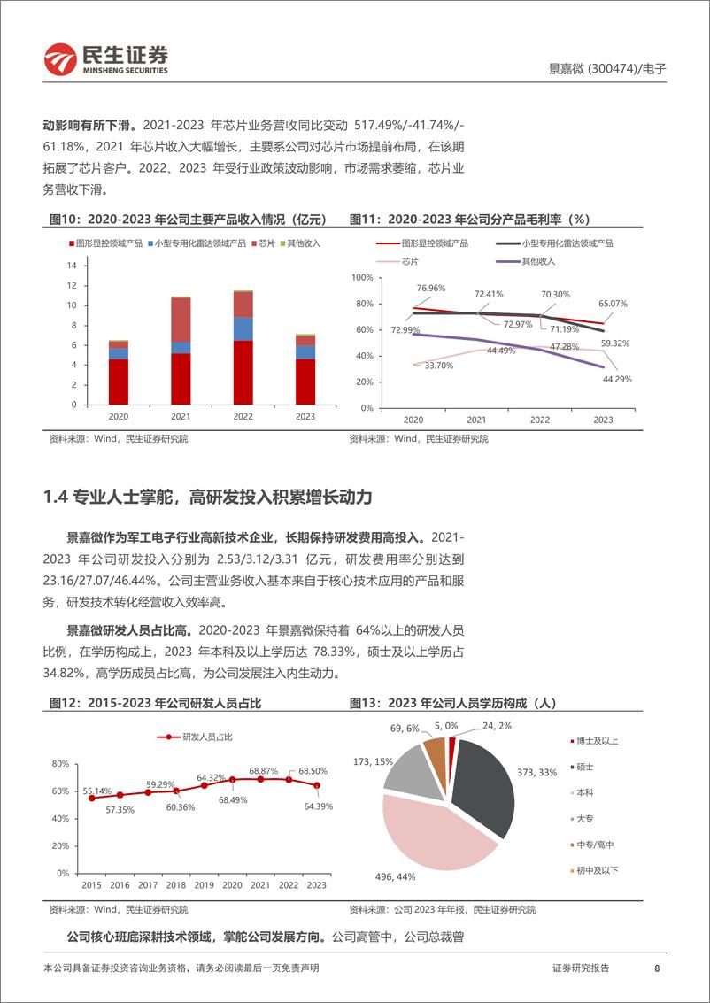 《景嘉微(300474)深度报告：国产GPU龙头，入局大算力时代-240613-民生证券-31页》 - 第8页预览图