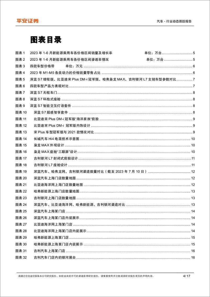 《汽车行业比较研究系列：120万插混战略单品线下调研，渠道或成决胜关键-20230713-平安证券-17页》 - 第5页预览图