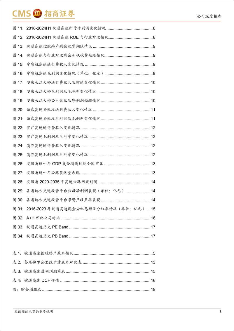 《皖通高速(600012)再投资回报率高，稳健成长高速资产-241113-招商证券-19页》 - 第3页预览图