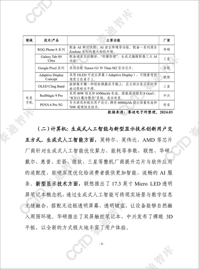 《赛迪前瞻2024年第12期（总852期）：从2024世界移动通信大会看全球消费电子趋势和发展建议-水印版》 - 第3页预览图