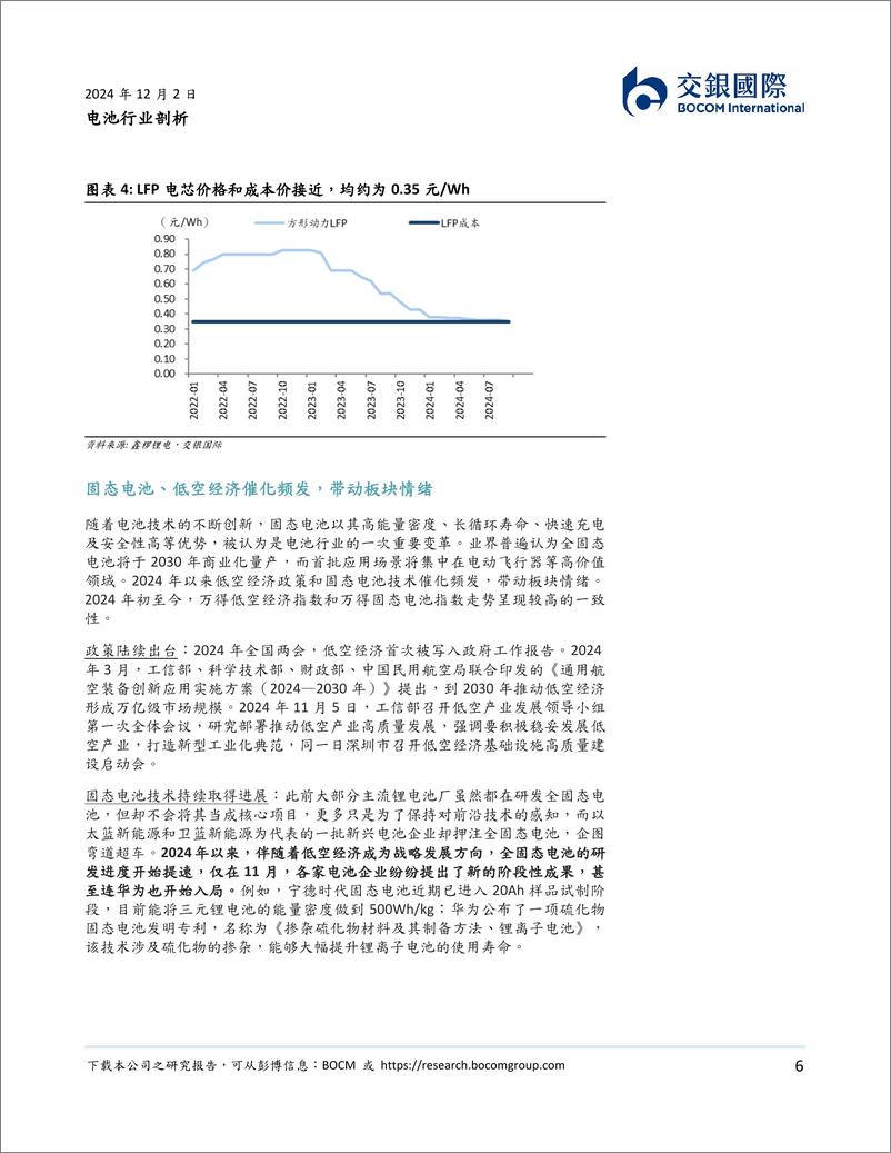 《电池行业剖析：行业底部反转正当时，关注技术变革机会-241202-交银国际-166页》 - 第6页预览图