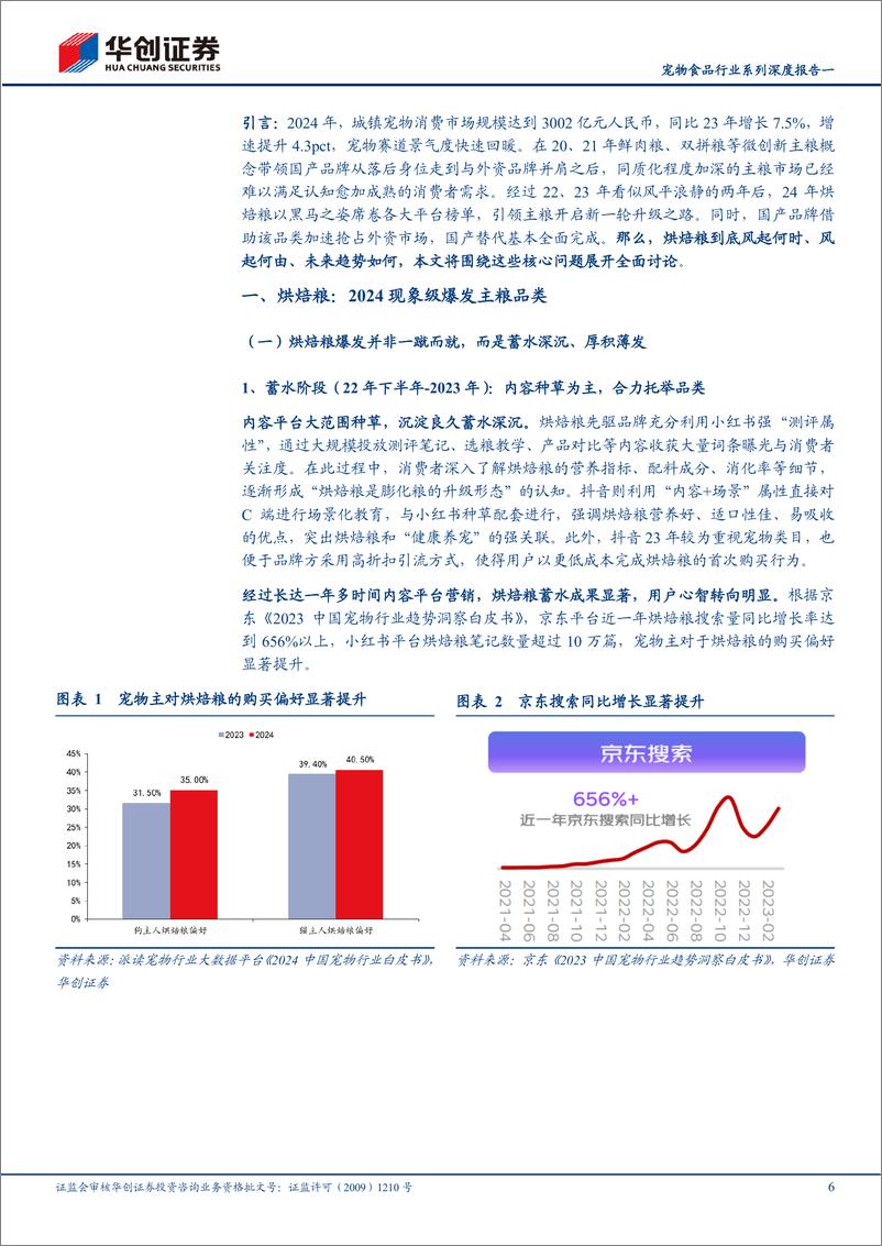 《宠物食品行业系列深度报告一：烘焙粮！烘焙粮！新型主粮引领行业全面升级-241217-华创证券-30页》 - 第6页预览图