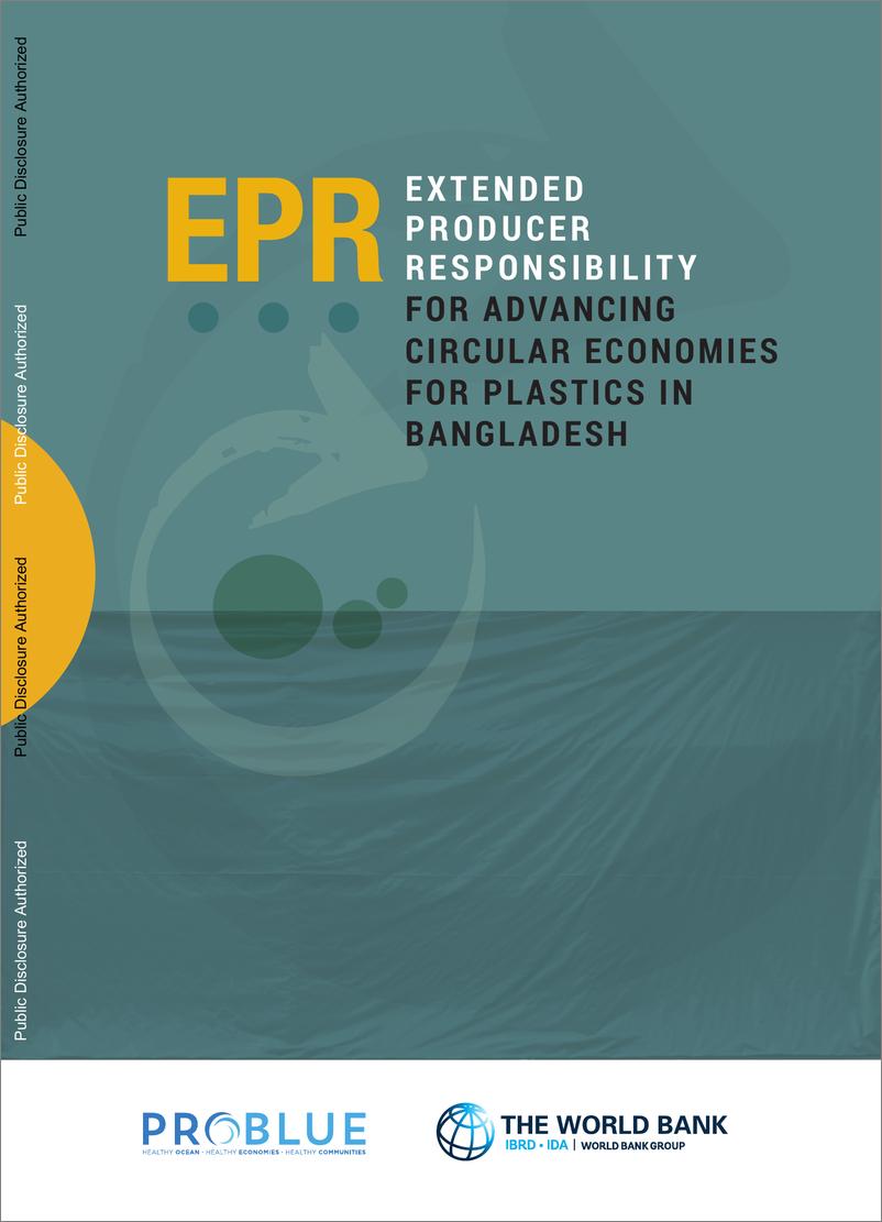《世界银行-扩大生产者责任：推进孟加拉国塑料循环经济（英）-80页》 - 第1页预览图