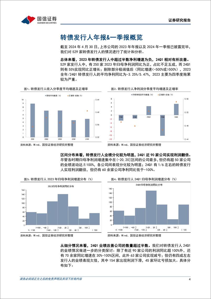 《固定收益专题报告：转债发行人年报%26一季报回顾，消费、部分制造业表现较好，资源品承压-240509-国信证券-15页》 - 第4页预览图