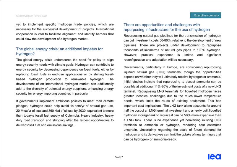 《全球氢能回顾2022（英）-288页》 - 第8页预览图