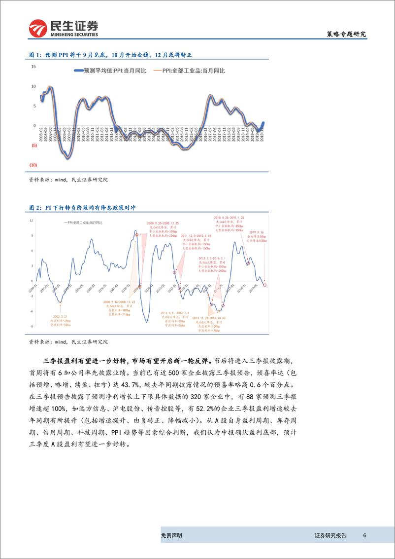 《策略研究：静待贸易谈判靴子落地，备战三季报行情-20191008-民生证券-12页》 - 第7页预览图