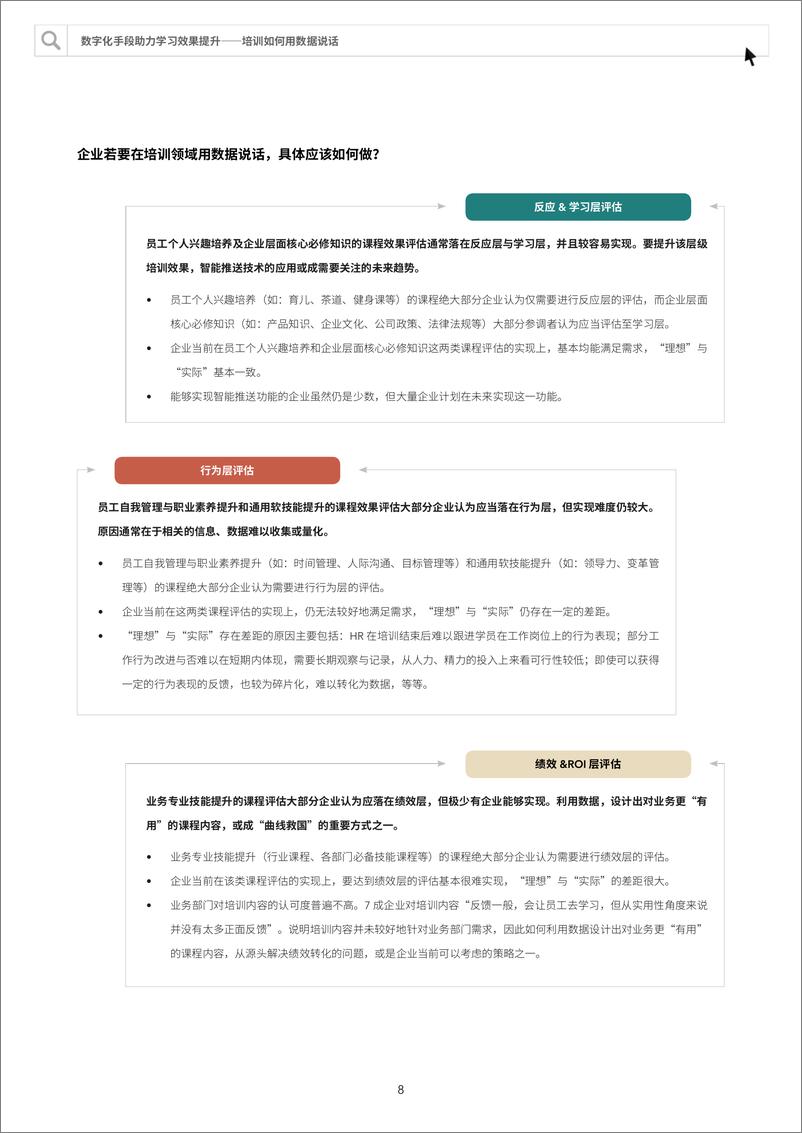 《数字化手段助力学习效果提升：培训如何用数据说话》 - 第8页预览图