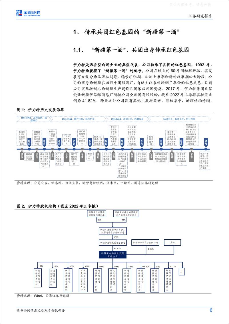 《国海证券-伊力特(600197)公司深度研究：疆内经济提速向前，“新疆第一酒”蓄势待发-230222》 - 第6页预览图