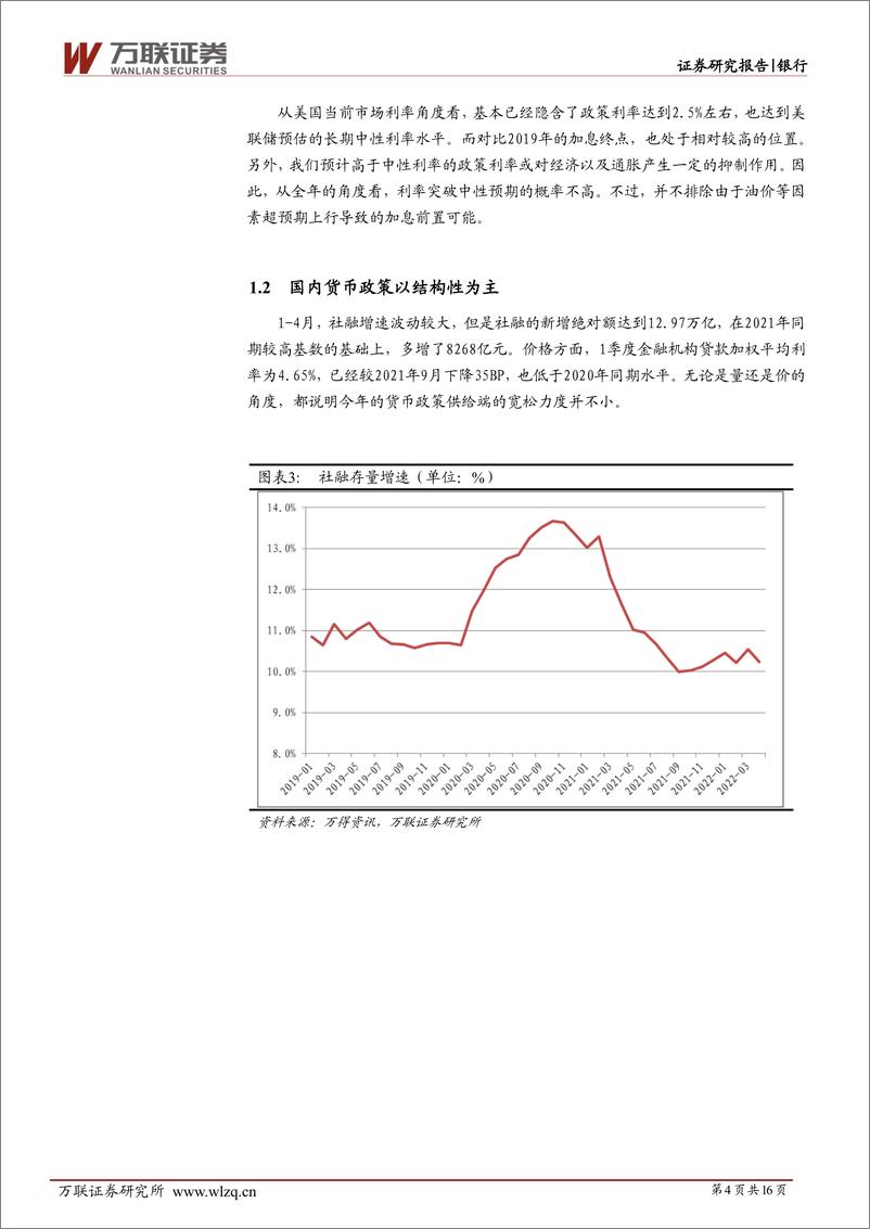 《银行行业投资策略报告：预期修复，看好优质中小银行-20220607-万联证券-16页》 - 第5页预览图