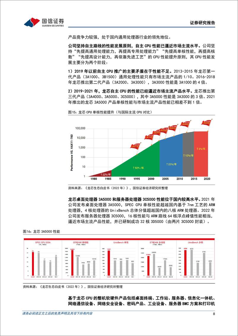 《龙芯中科(688047)国产处理器领军企业，2023年收入及利润短期承压-240516-国信证券-32页》 - 第8页预览图