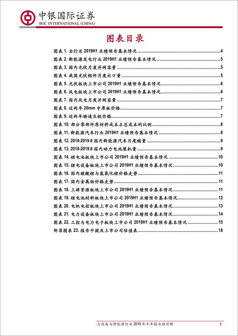 《电力设备与新能源行业2019年半年报业绩前瞻：板块业绩整体平稳，风电与电池表现亮眼-20190716-中银国际-20页》 - 第4页预览图