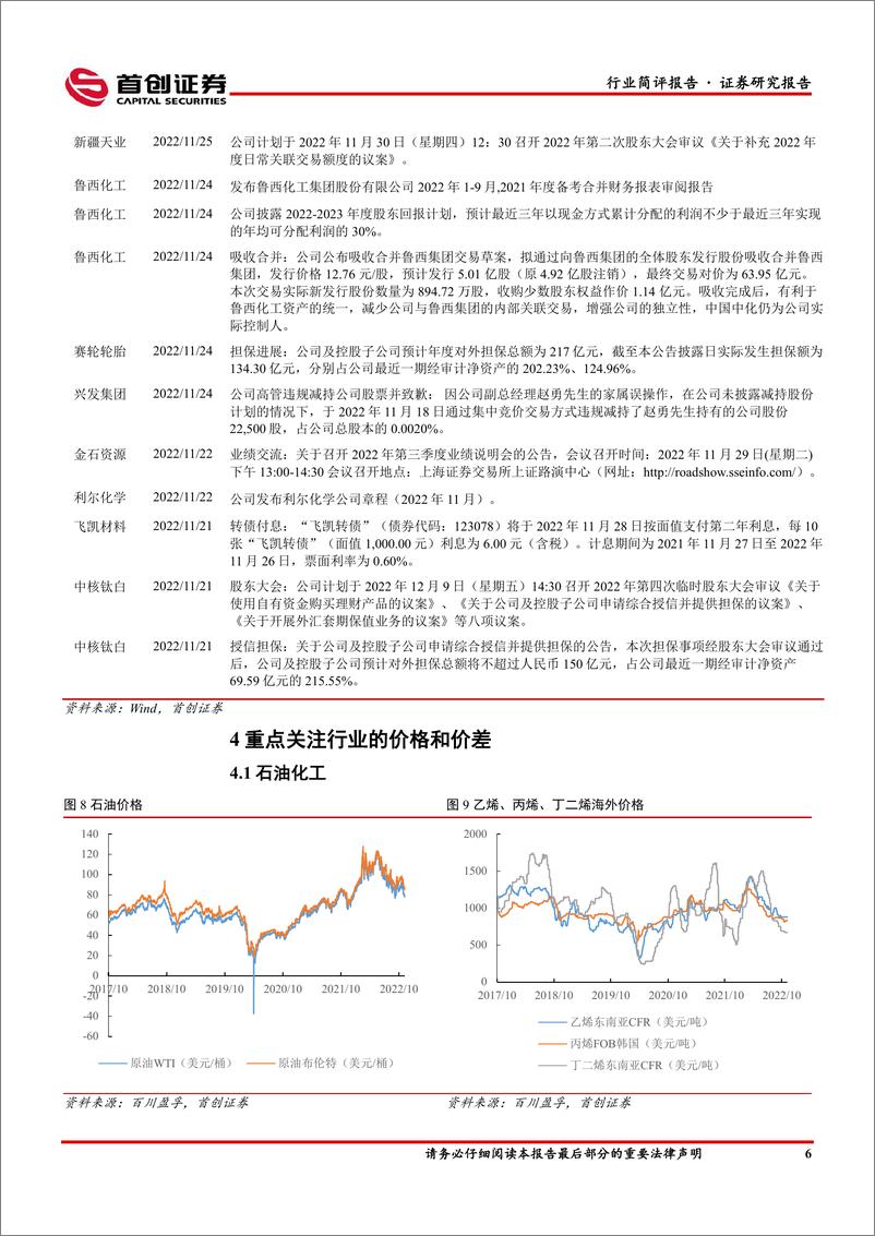 《基础化工行业简评报告：欧洲凛冬将至天然气价格攀升，宝丰能源内蒙项目获批-20221127-首创证券-17页》 - 第8页预览图