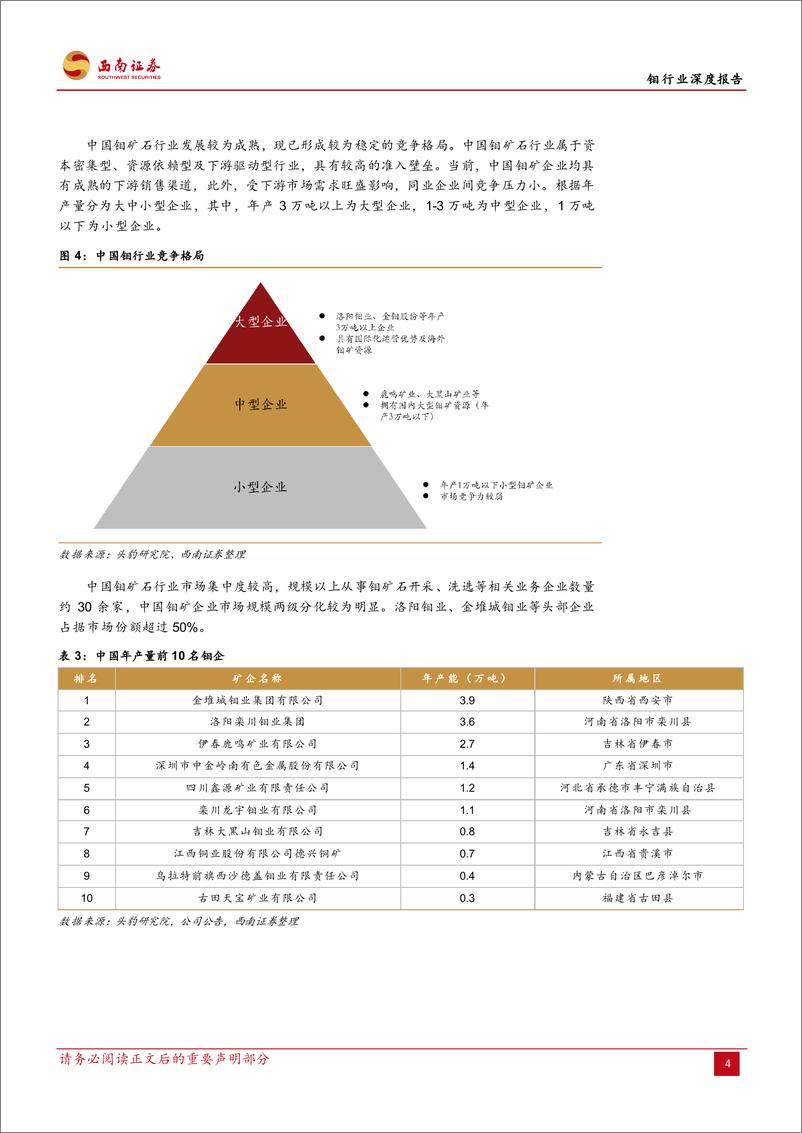 《钼行业深度报告：供需缺口扩大，特钢金属蓄势待发-20220725-西南证券-22页》 - 第8页预览图