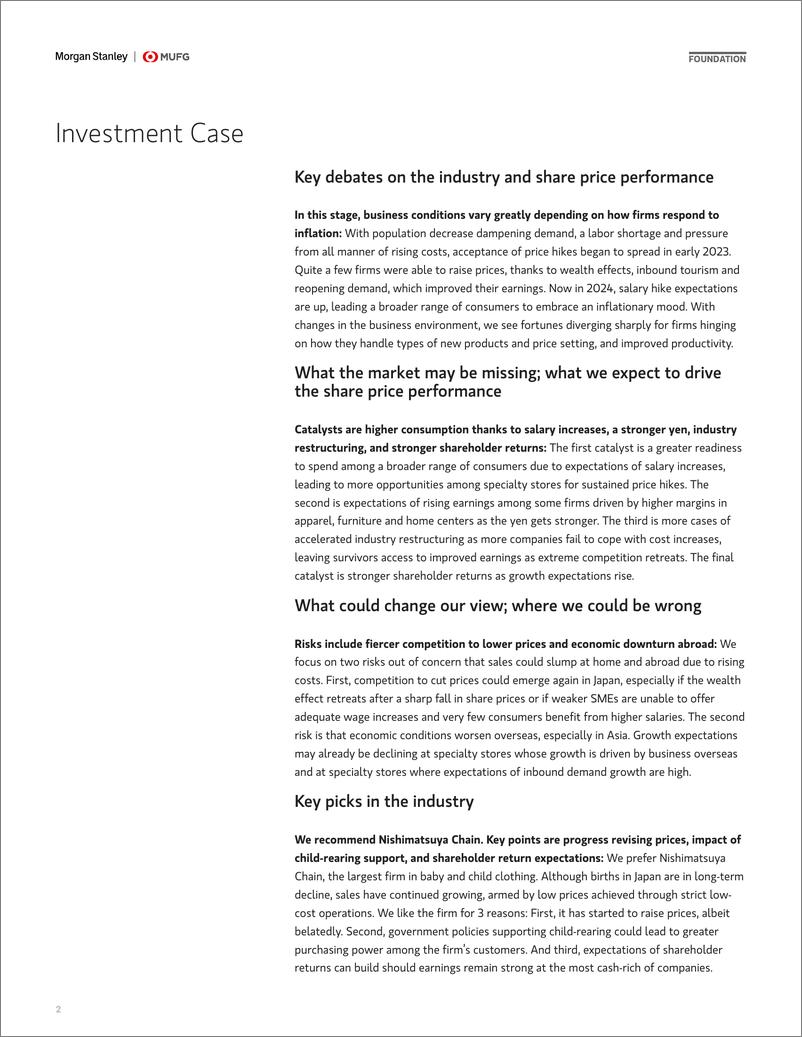 《Morgan Stanley-Specialty Stores Industry View In-Line Who Can Adapt to a ...-106700827》 - 第2页预览图