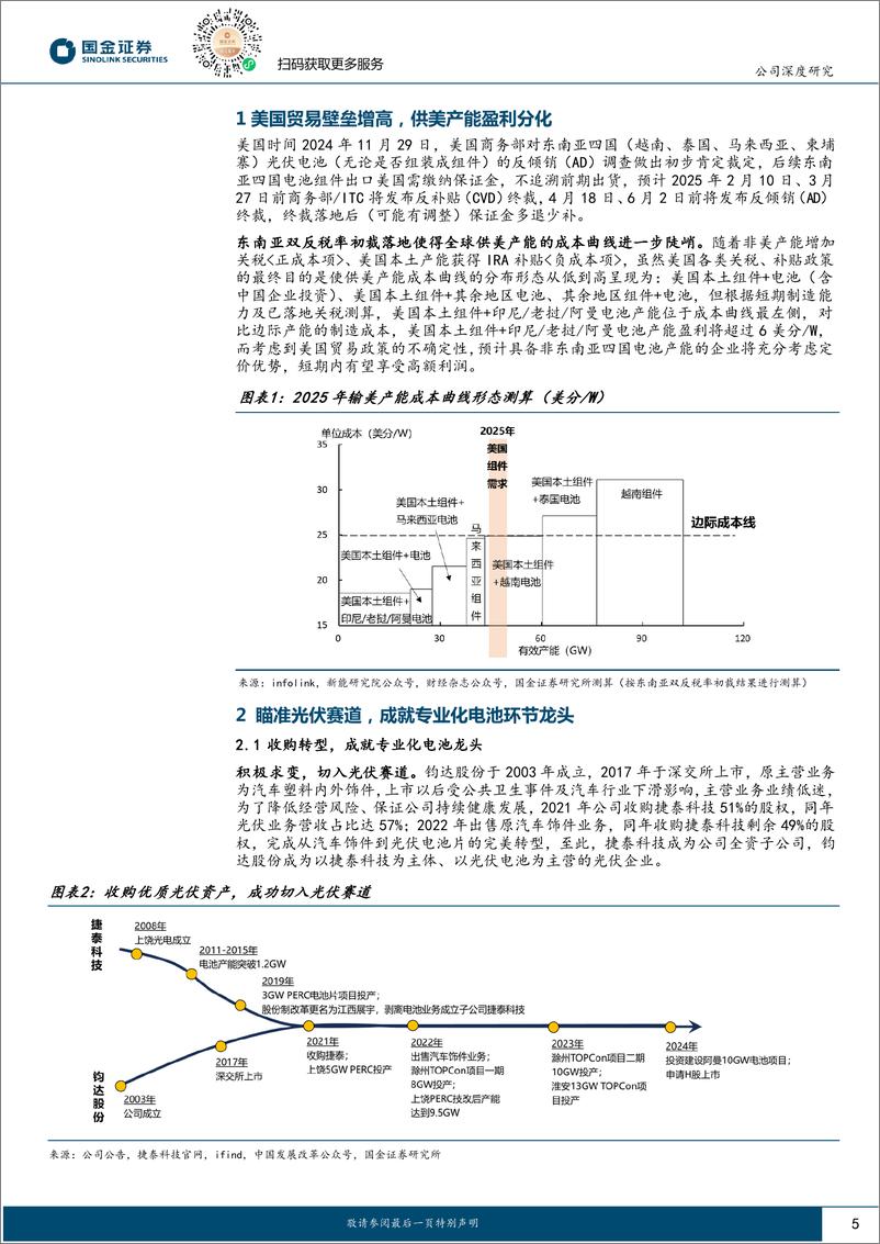 《钧达股份(002865)TOPCon电池龙头，迎国内外盈利双升-250115-国金证券-29页》 - 第5页预览图