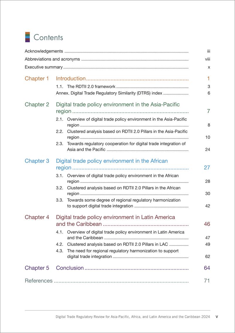 《拉丁美洲经济委员会-亚太、非洲、拉丁美洲和加勒比地区数字贸易监管审查（英）-2024-86页》 - 第7页预览图