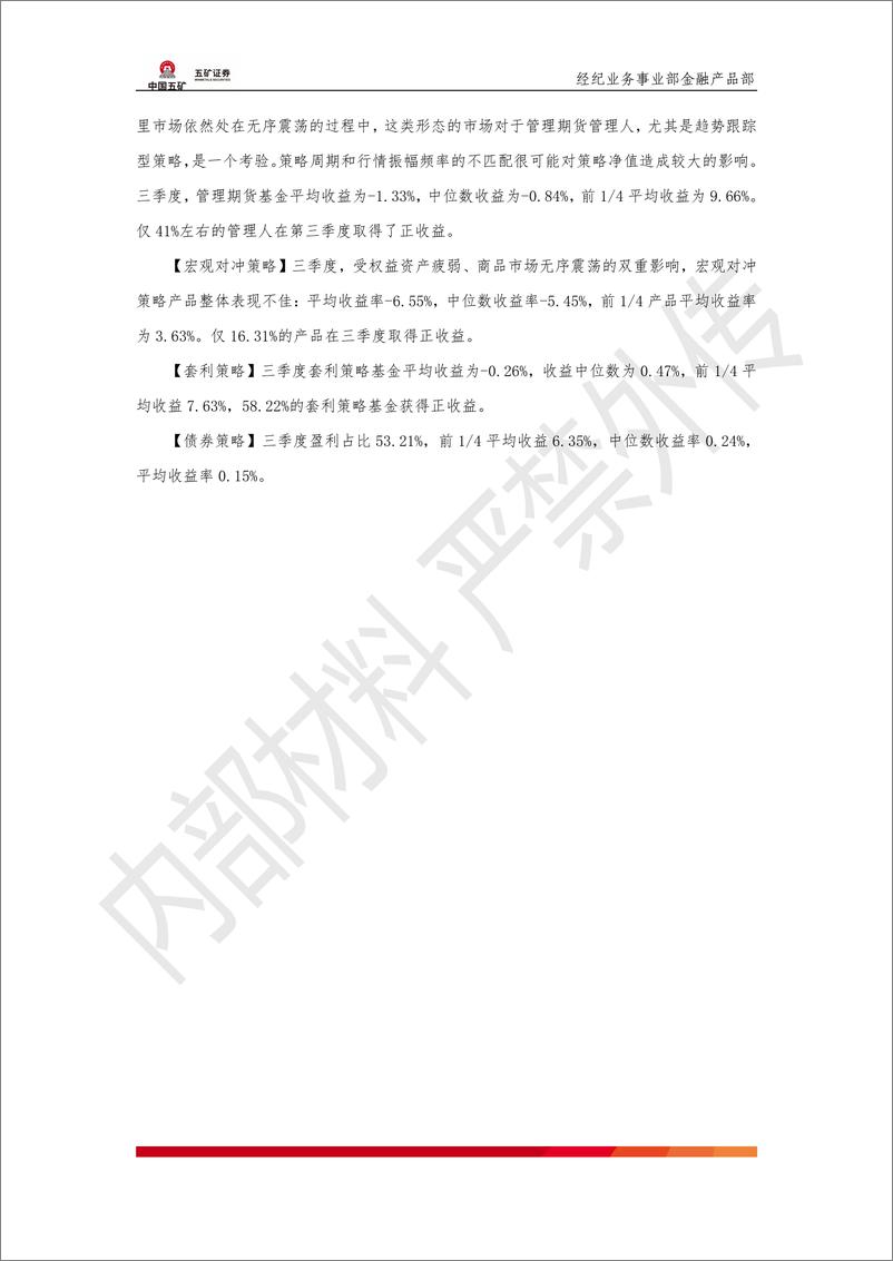 《证券投资类私募基金产品月报：2022年9月·第7期-20221027-五矿证券-21页》 - 第6页预览图