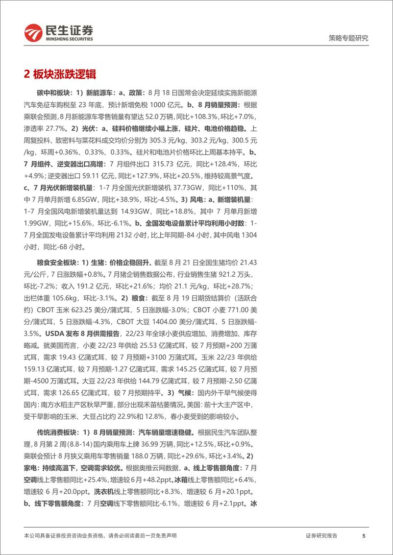 《行业信息跟踪：稳经济决心不减，极端气候下粮食安全备受关注-20220823-民生证券-26页》 - 第6页预览图