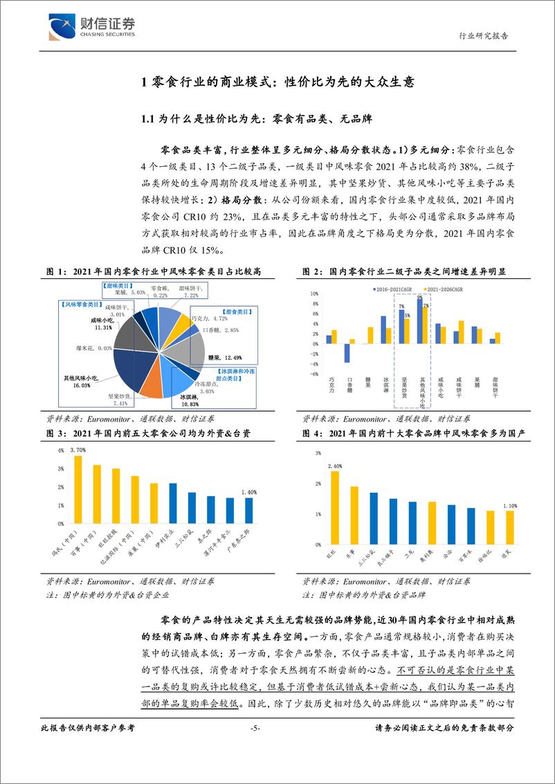 《可选消费研究之休闲食品行业系列报告（一）：价值链重塑，国产零食企业如何进击突围？-20221223-财信证券-20页》 - 第6页预览图