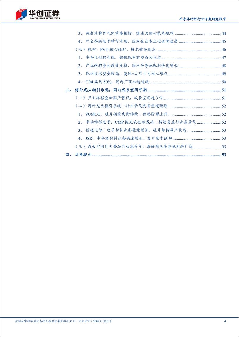 《半导体材料行业深度研究报告：半导体材料景气持续，国产替代正当时-20220520-华创证券-56页》 - 第5页预览图