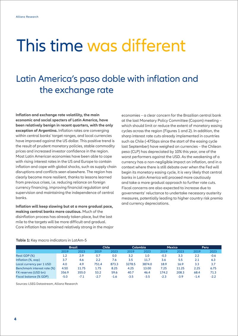 《Allianz安联：2024拉丁美洲经济前景如何报告（英文版）》 - 第4页预览图