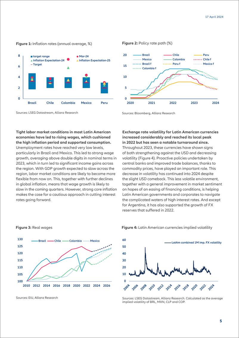 《Allianz安联：2024拉丁美洲经济前景如何报告（英文版）》 - 第5页预览图
