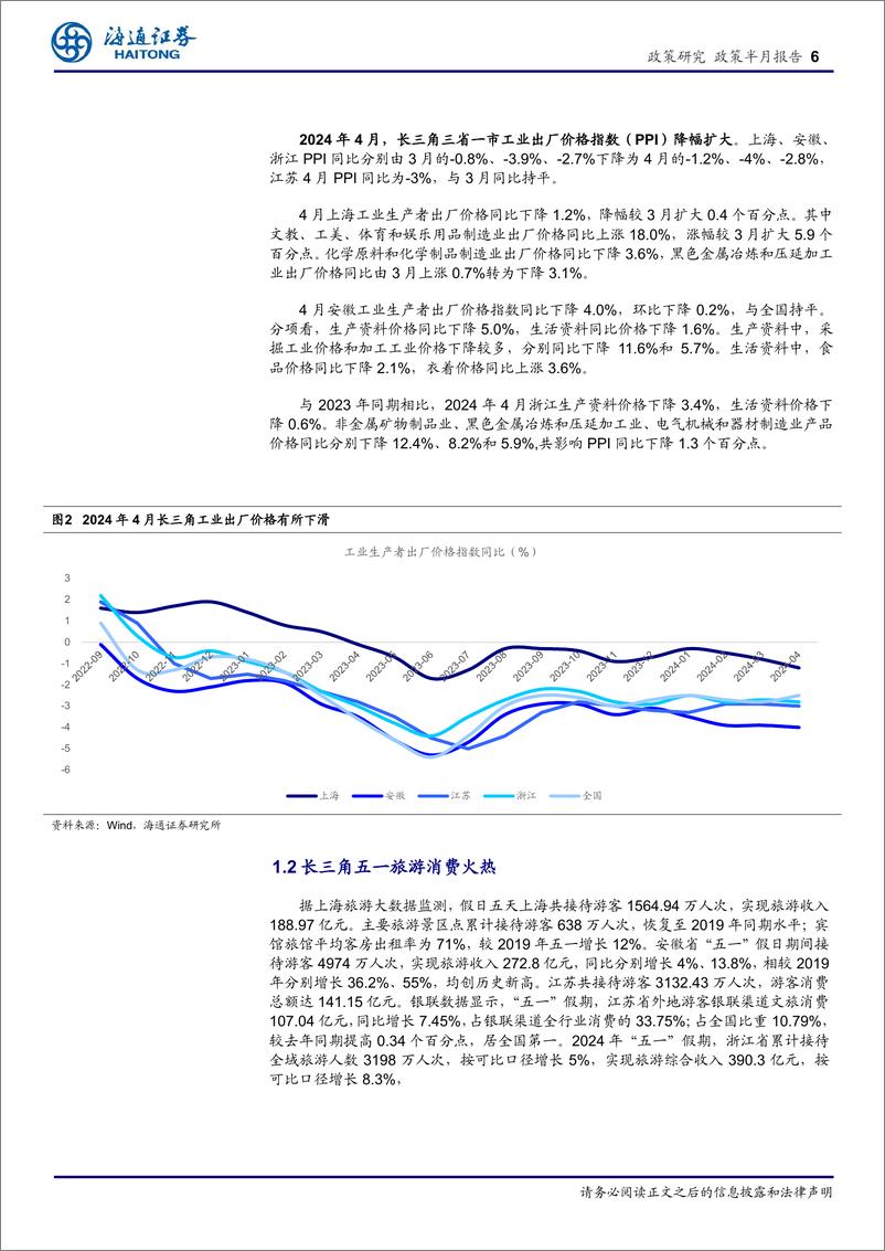 《长三角经济新观察(五月上)：储能布局与消费需求增长引领区域发展新趋势-240517-海通证券-16页》 - 第6页预览图