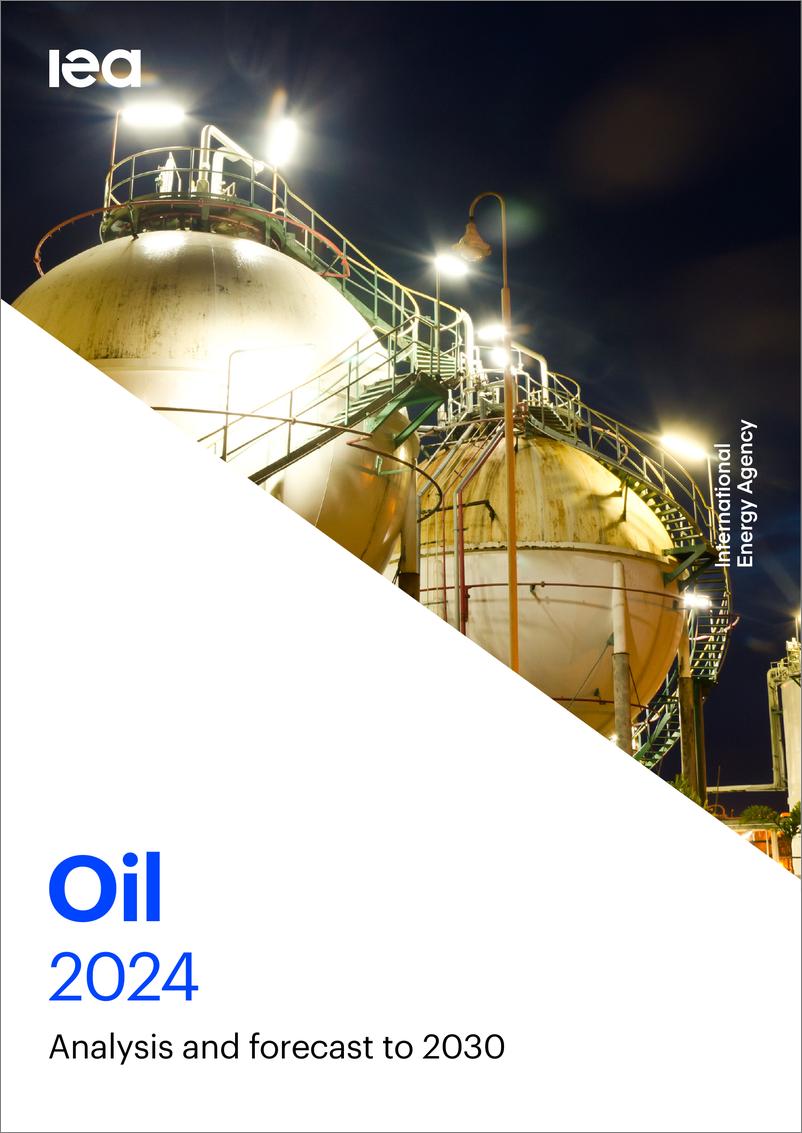 《石油2024—分析和预测至2030年-151页》 - 第1页预览图