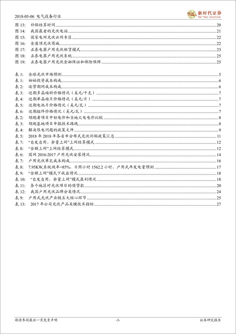 《户用光伏热浪来袭-光伏行业深度报告》 - 第3页预览图