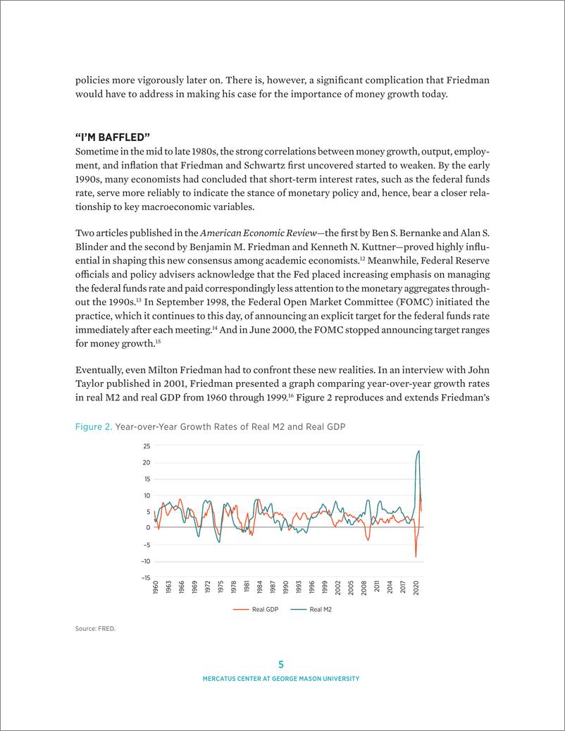《莫卡特斯中心-米尔顿·弗里德曼（Milton Friedman）会如何评价最近货币增长的激增？（英）-2022.4-20页》 - 第6页预览图