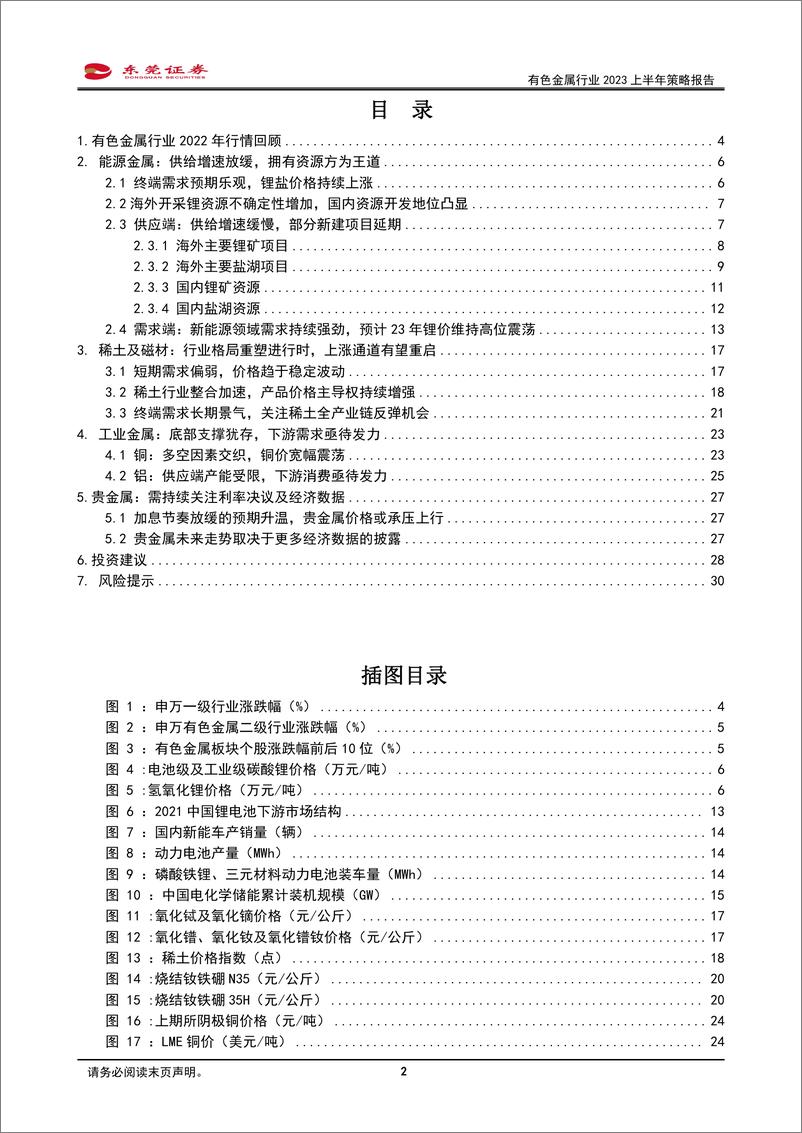 《有色金属行业2023年上半年投资策略：料峭寒风春意至，静待金属崛起时-20221121-东莞证券-31页》 - 第3页预览图