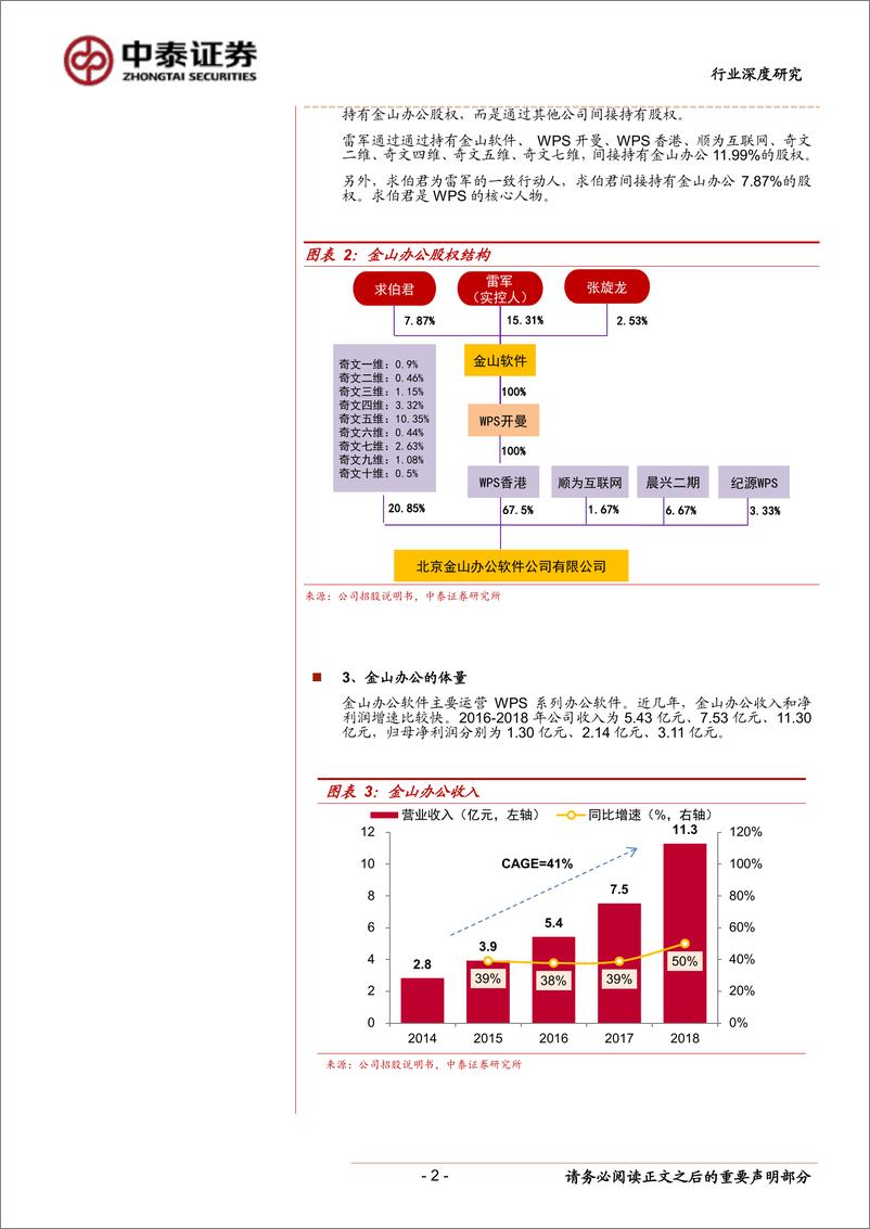 《计算机行业：金山办公解读-20190510-中泰证券-13页》 - 第3页预览图