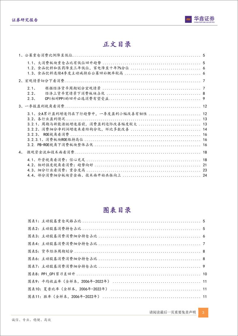 《量化基本面看消费板块的布局机会，机构持仓、宏观情景、盈利、技术面多视角-20220503-华鑫证券-26页》 - 第4页预览图