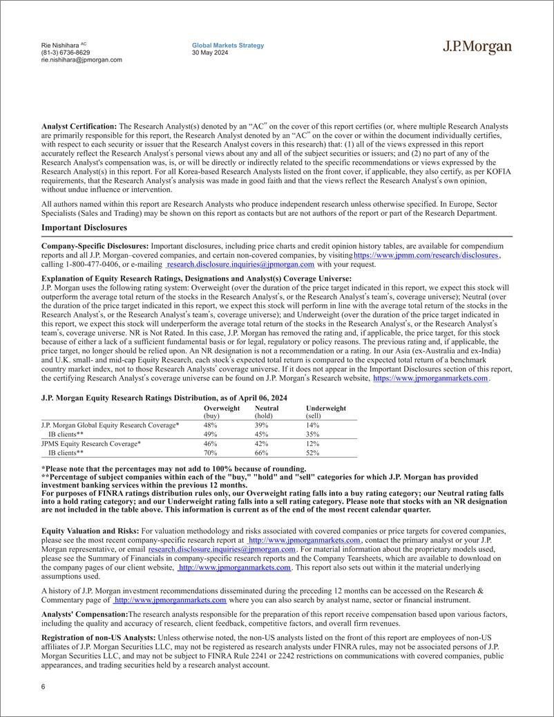 《JPMorgan-Japan Equity Strategy Our visits with global investors 10 k...-108460408》 - 第6页预览图